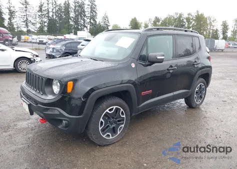 2017 Jeep Renegade Trailhawk 4X4 z USA, uszkodzony, nr VIN ZACCJBCB3HPF49135